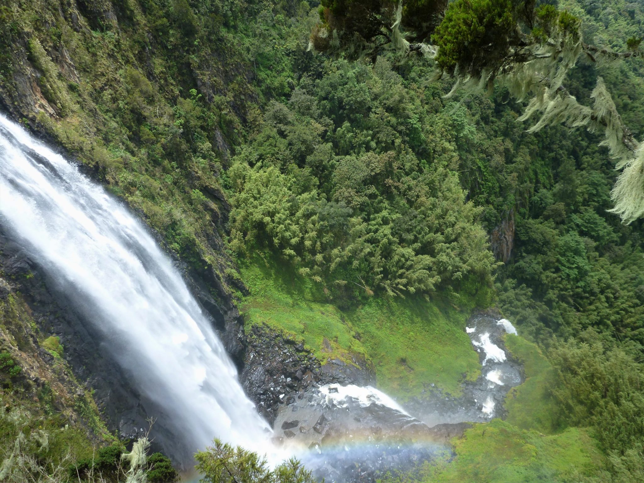 Kenia-Aberdares Wasserfall