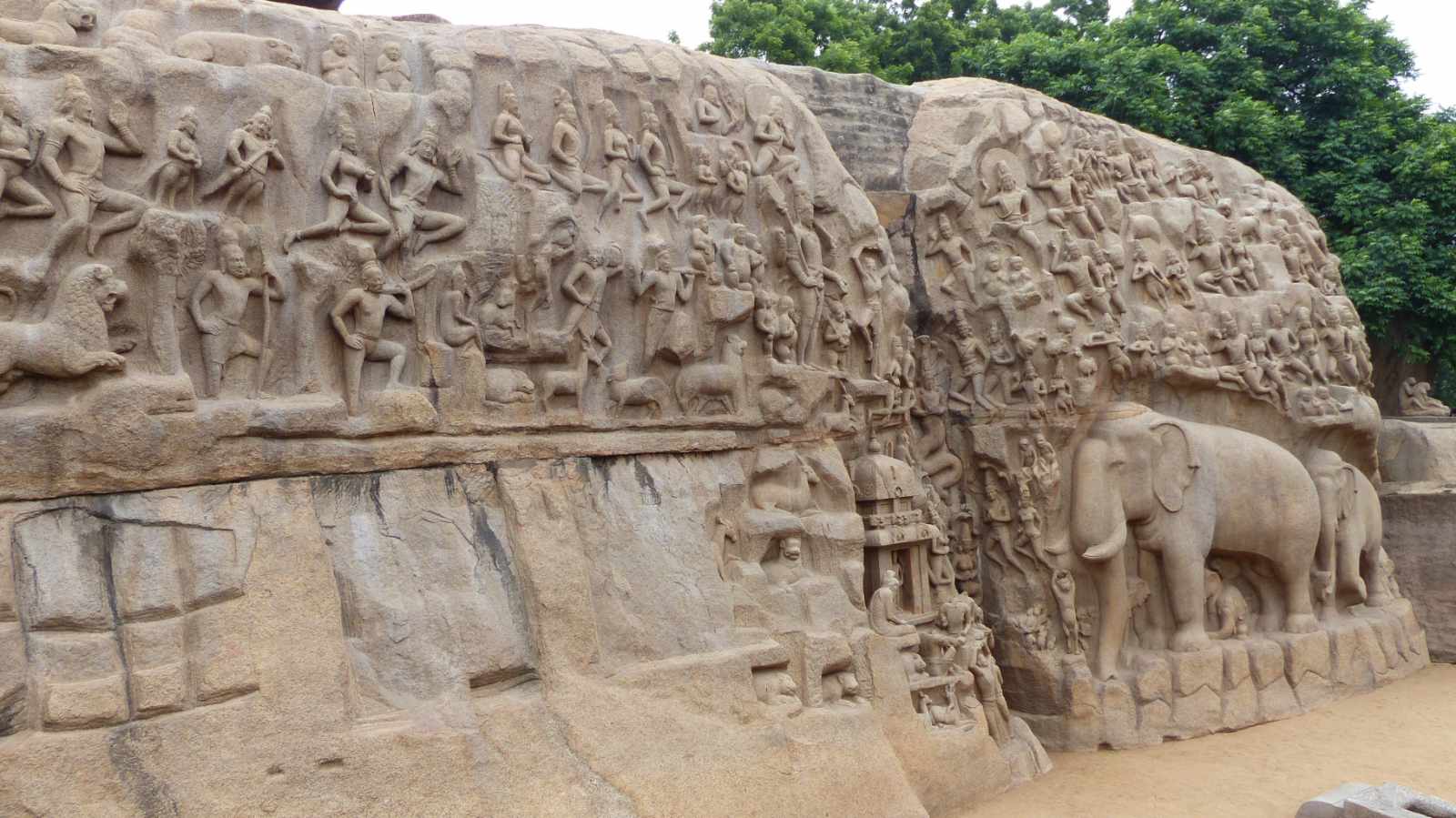 Arjuna`s Penance, Mahabalipuram