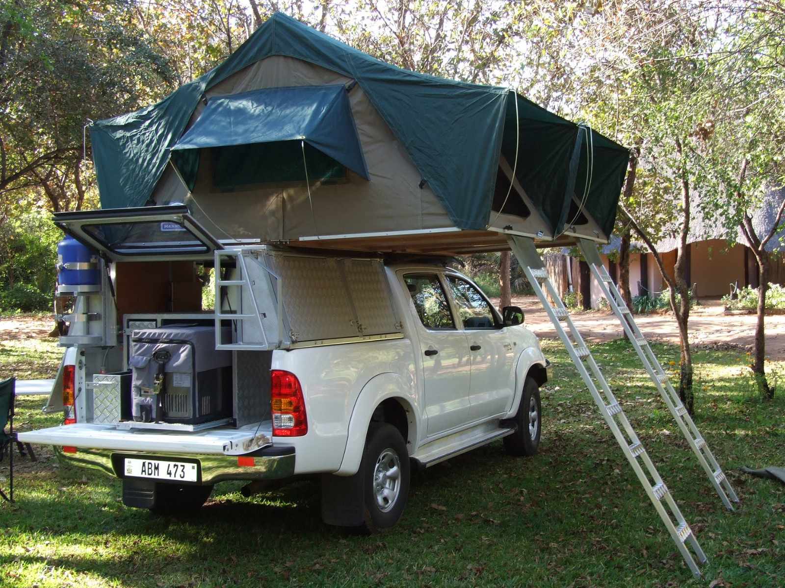Sambia Mietwagen mit Dachzelt