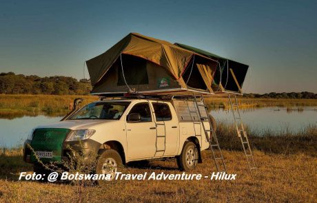 Botswana Toyota Hilux cc. Travel Adventure