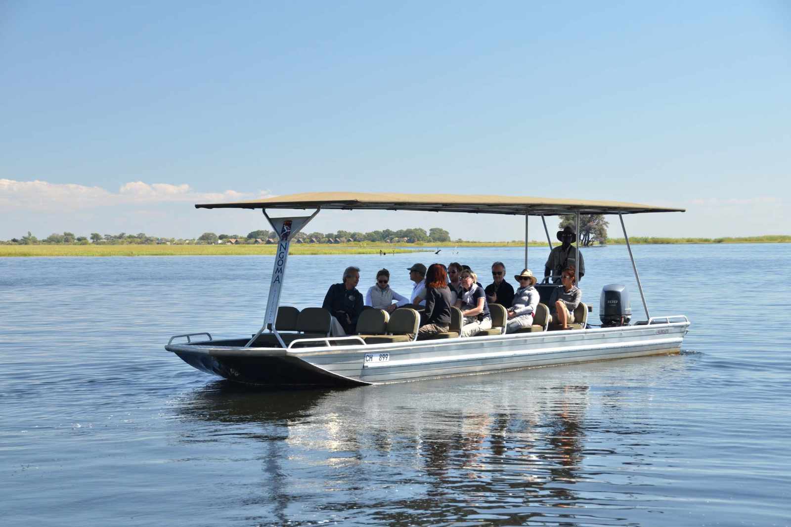 Btswana Muchenji Bootsausflug auf dem Chobe