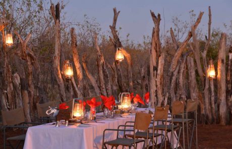 Botswana Muchenji Lodge Dinner