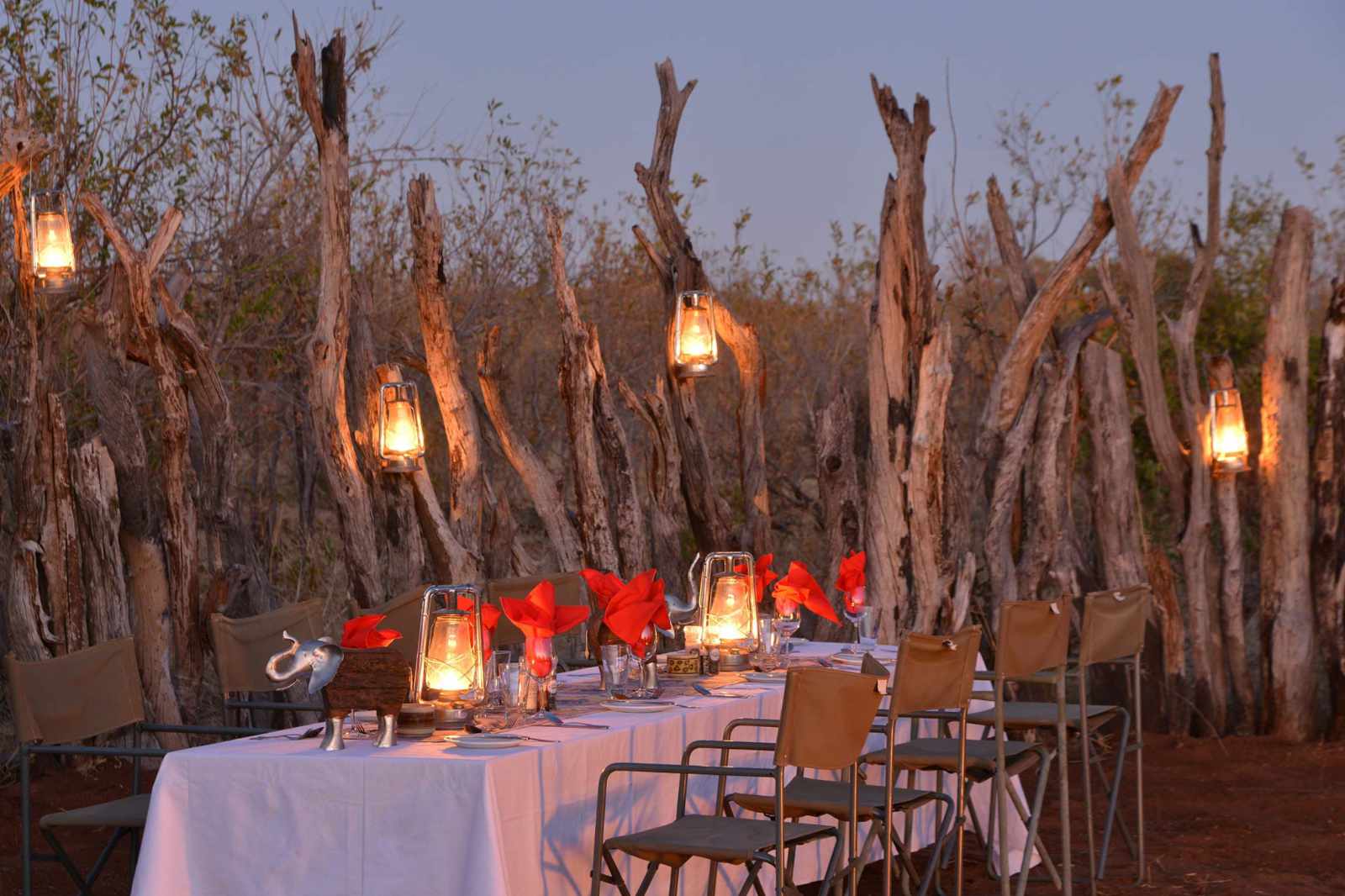 Botswana Muchenji Lodge Dinner