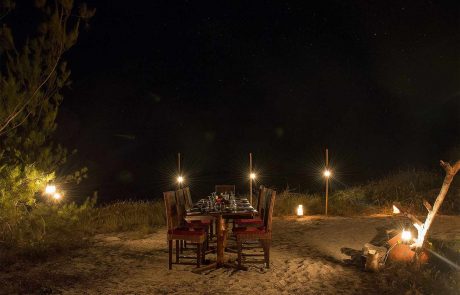 Mosambik Nuarro Lodge Dinner