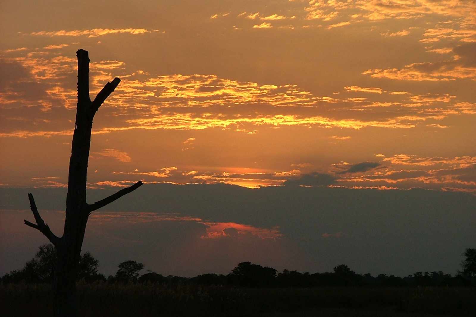Sambia Sonnenuntergang