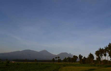 Uganda und Ruanda-Volcanoe-Ranges