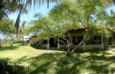 Mosambik Tofo Casa Rex Außenanlage