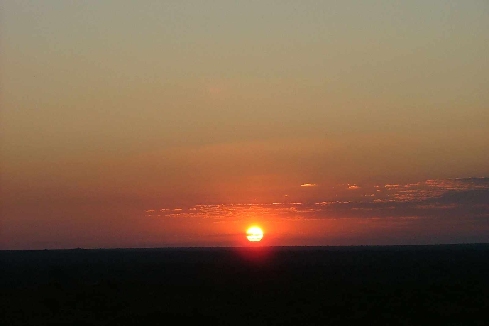 Sambia Sonnenuntergang