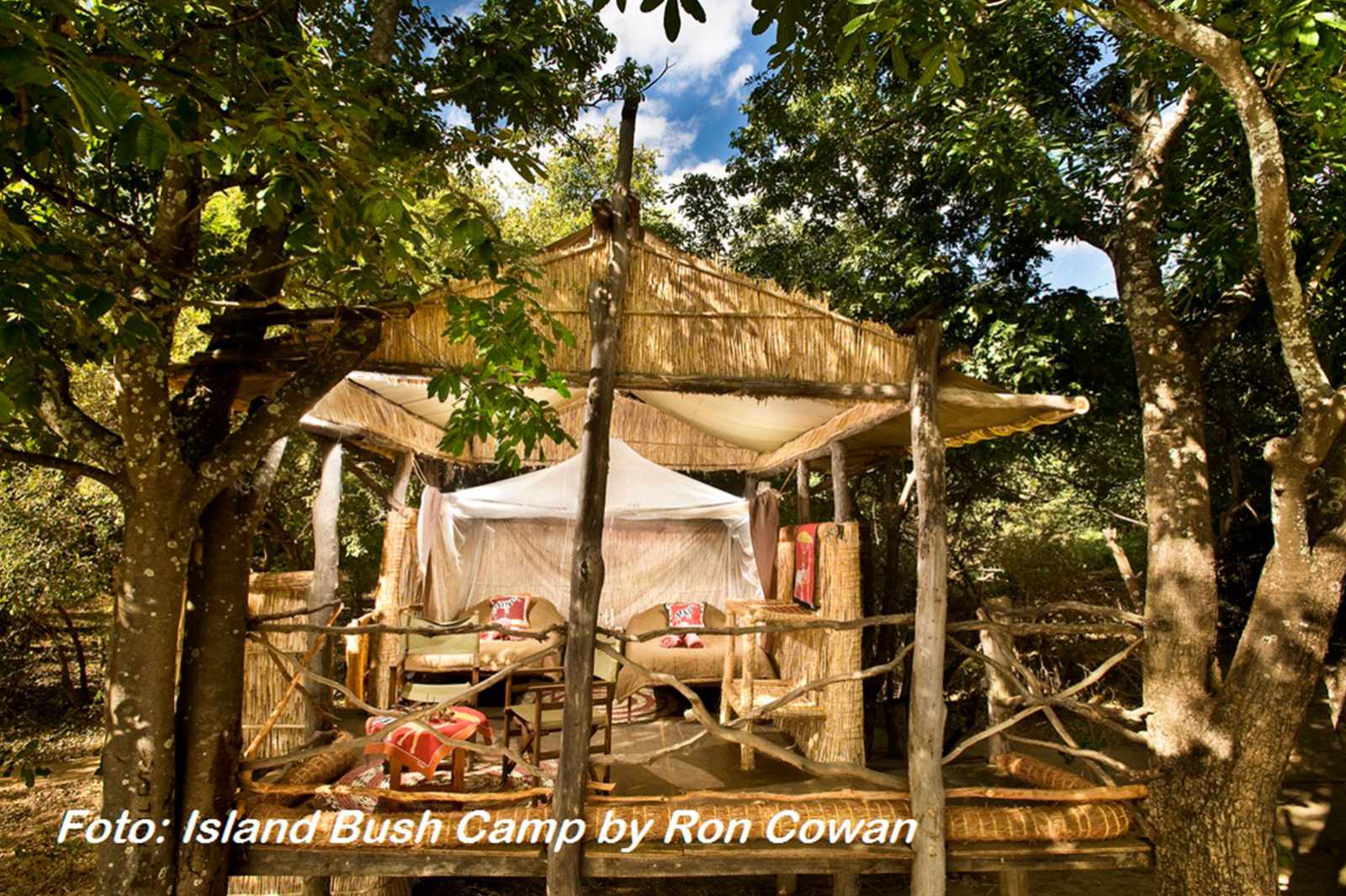 South Luangwa Island Bush Camp cc. Ron Cowan