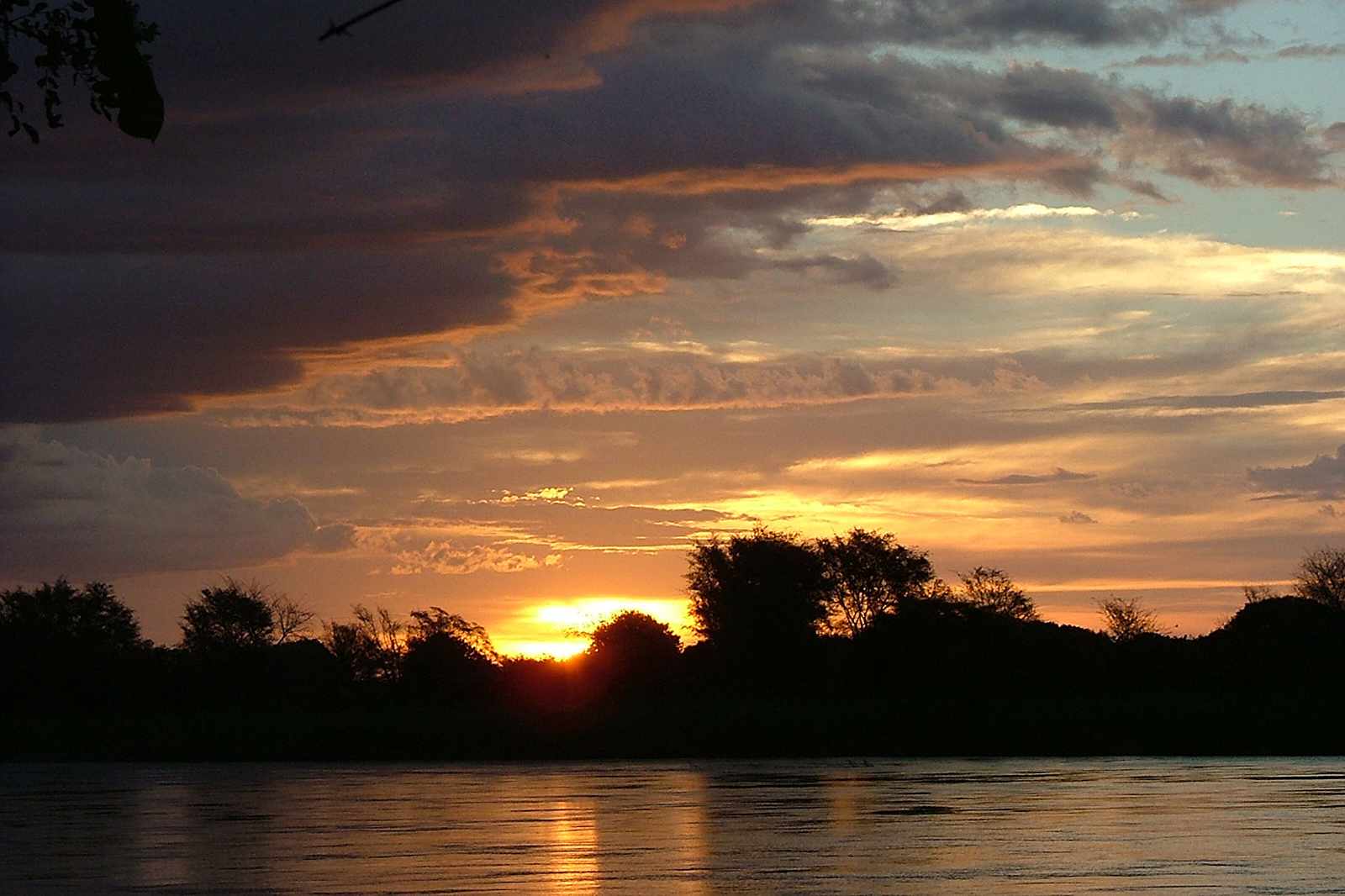 Sambia South Luangwa Sonnenuntergang