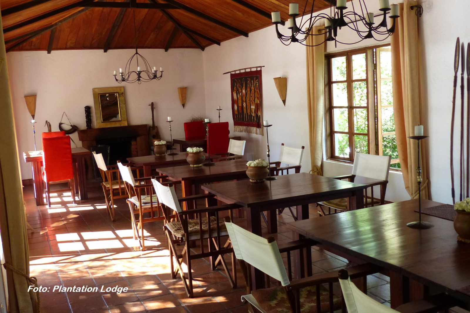 Tansania Karatu Plantation Lodge innen