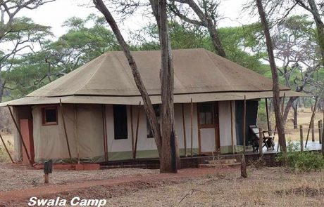 tansania-kinderstube-Swala-Zelt-außen Tansania Tarangire Swala Zeltchalet