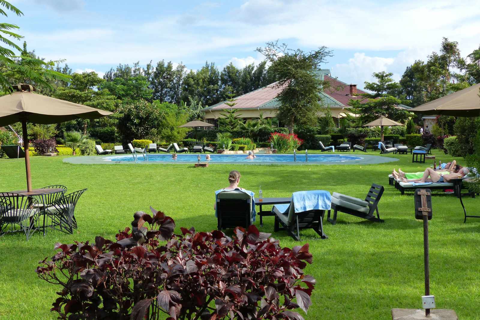 Tansania Country Lodge Garten