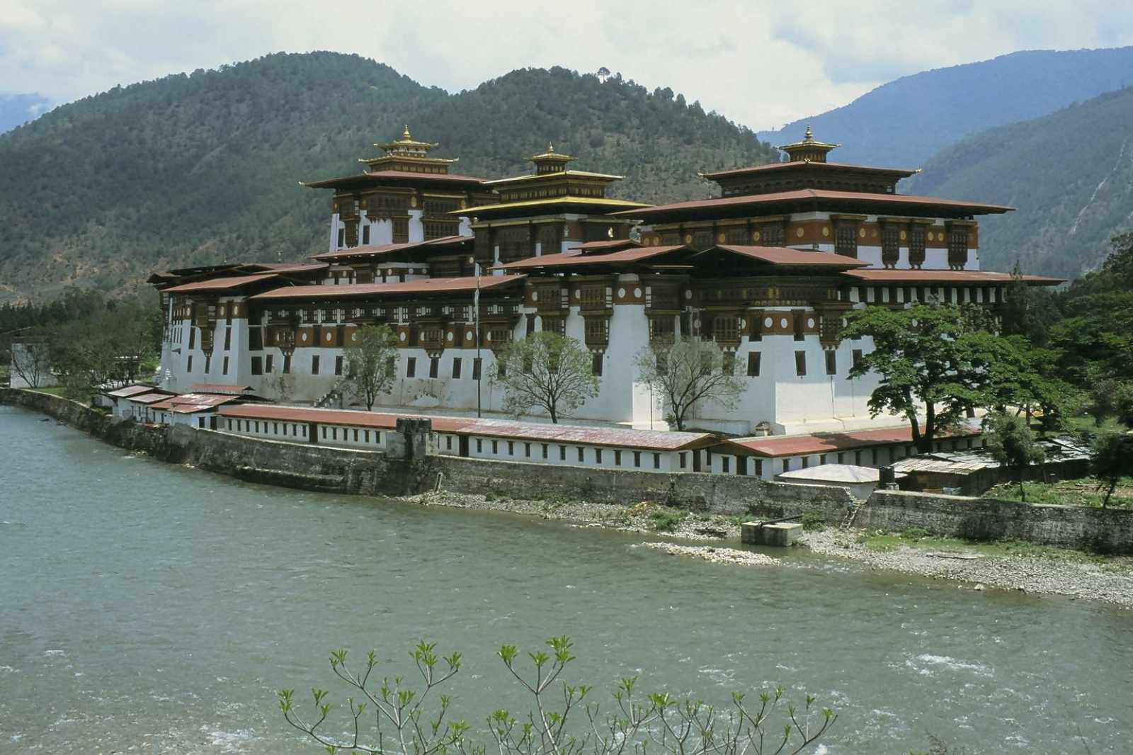 Bhutan, Punakha Tempel