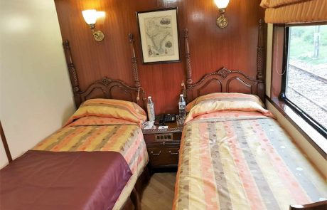 Luxury Zug Abteil Indien Bahnreise Maharadscha Express