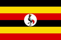 Flag_of_Uganda Flagge von Uganda