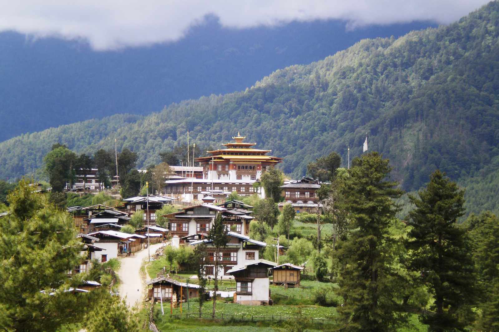 Bhutan, Gangtey Monastery