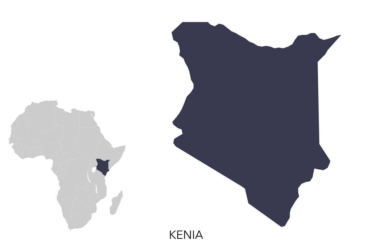 Kenia map