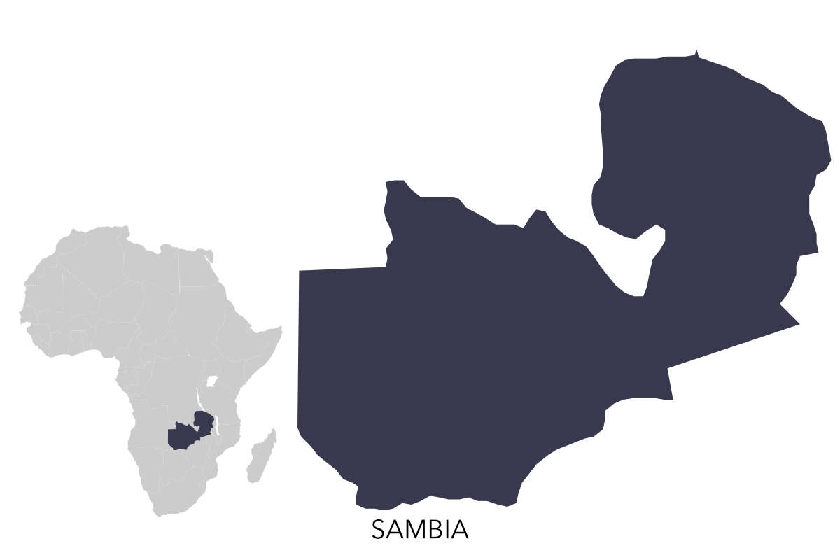 Sambia map