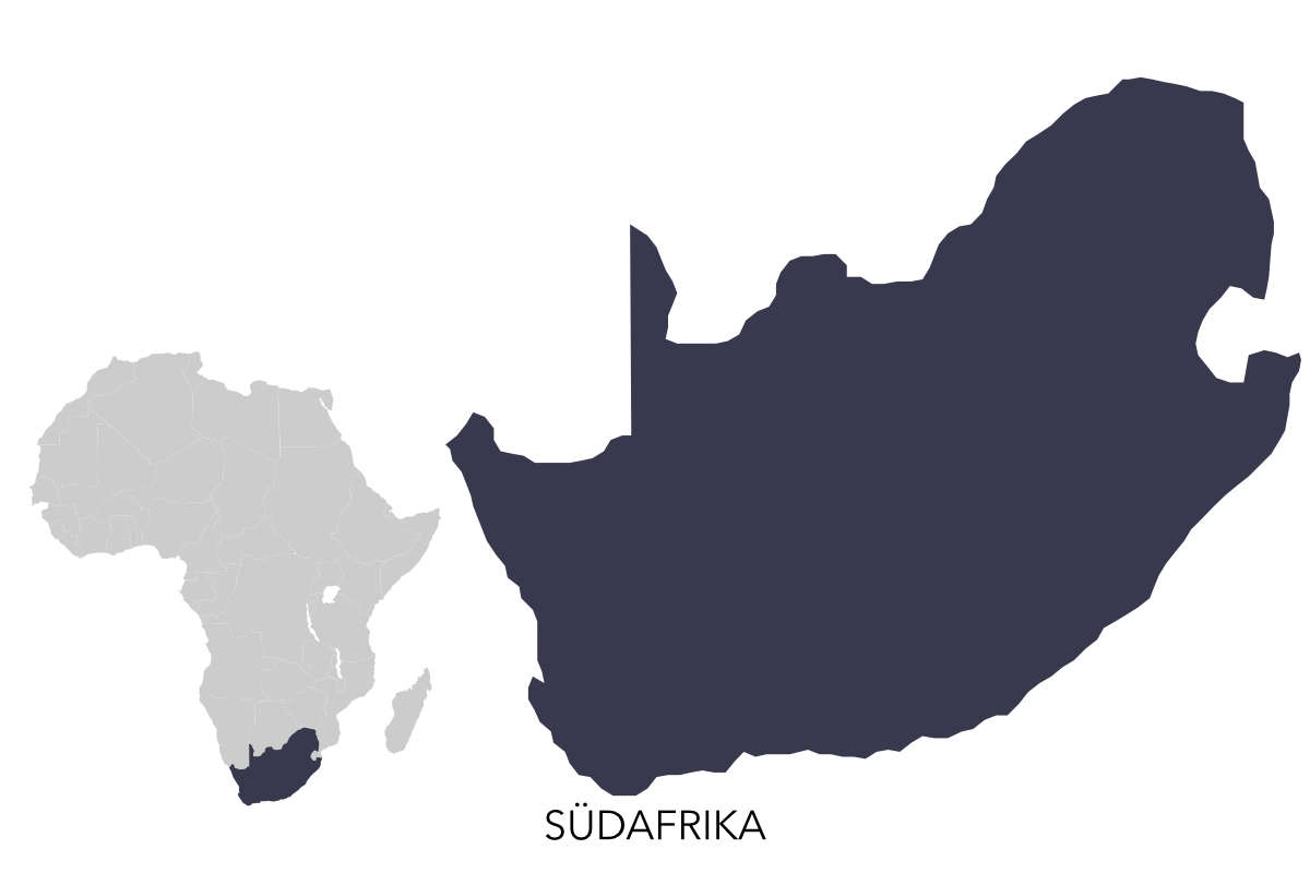 Südafrika map