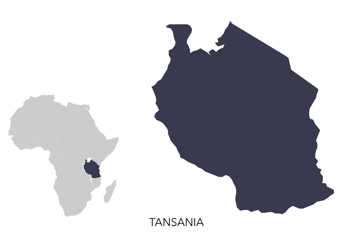 Tansania map