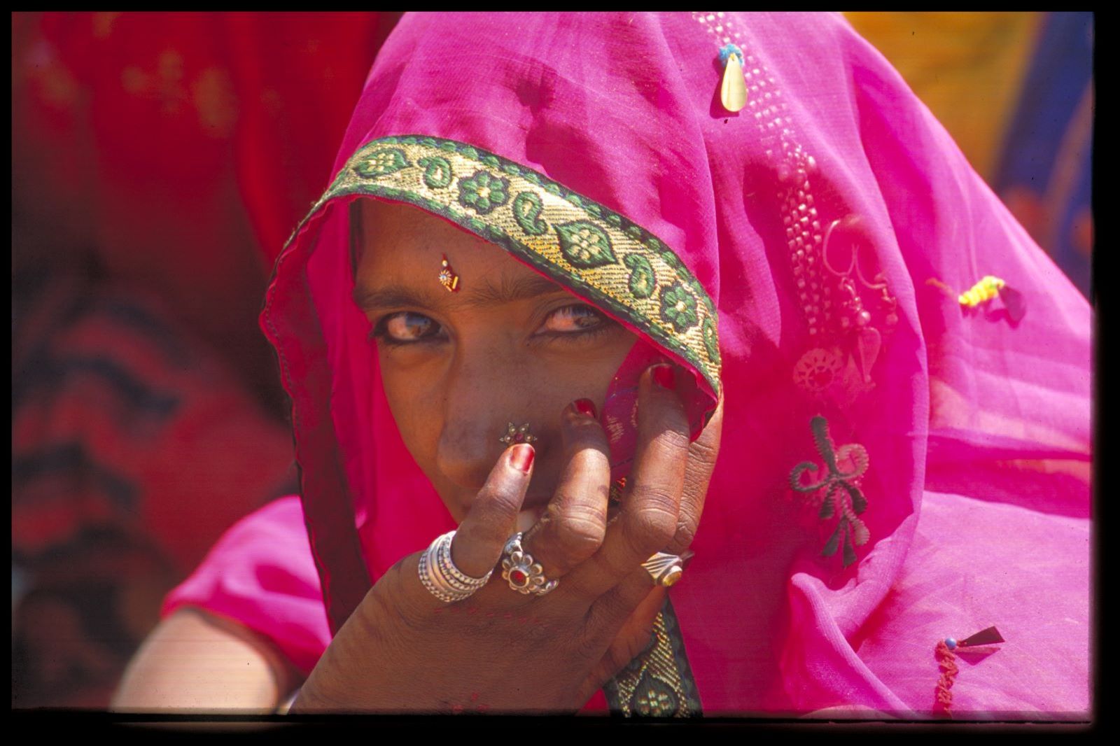 Frau in Indien