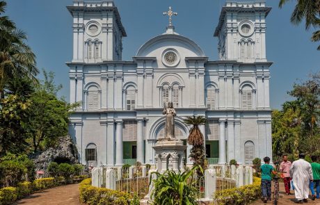 Indien Kirche in Chandernagore @ Flusskreuzfahrt Ganges ABN Cruises