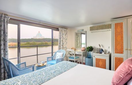 ABN Kreuzfahrtschiff Doppelzimmer Flusskreuzfahrt Ganges Schiff von ABN Doppelzimmer