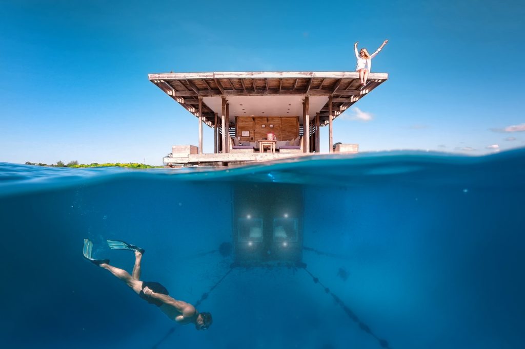 Pemba Manta Resort Unterwasser Zimmer