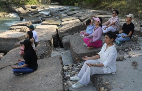 Meditation on the Rock Ekaanta Haridwar