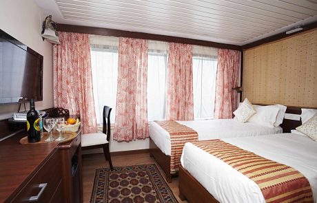 Indien Flusskreuzfahrt Brahamputra Kabine